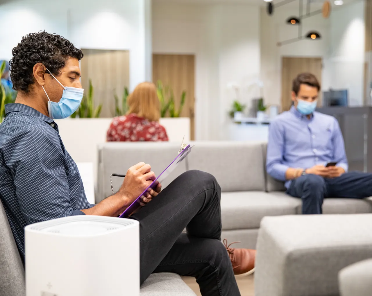 The waiting room at Fresno Oral Maxillofacial Surgery & Dental Implant Center